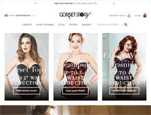 Tablet Screenshot of corsets-uk.com